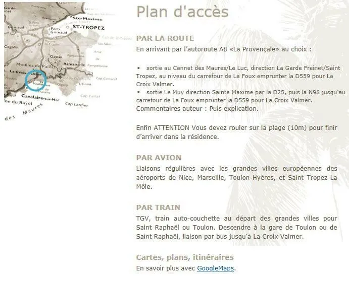 Apartamento Les Pieds Dans L'Eau La Croix-Valmer